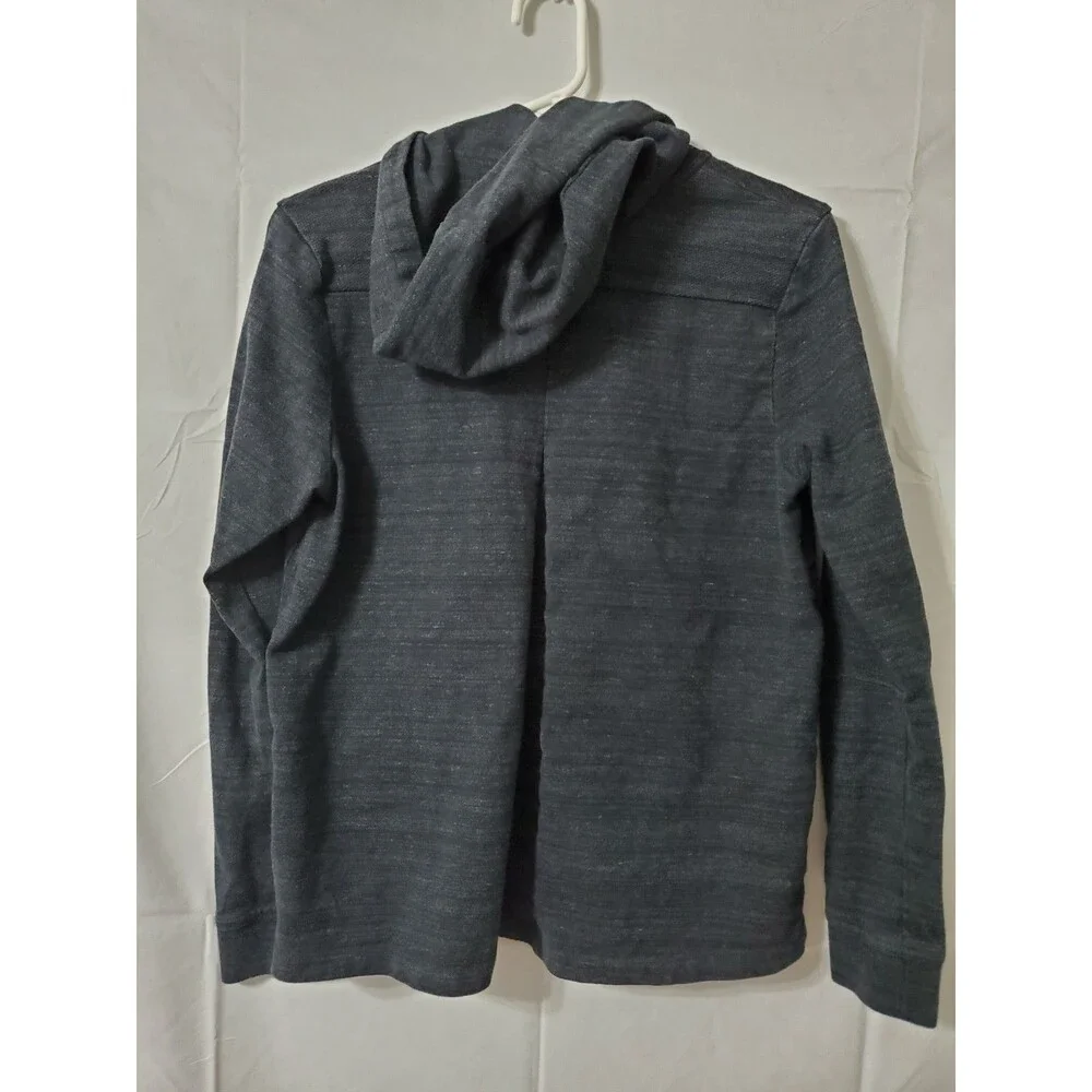 Nike Jacket Women's Small Zip Up Black Gym 837458-010 Hooded Cotton Polyester